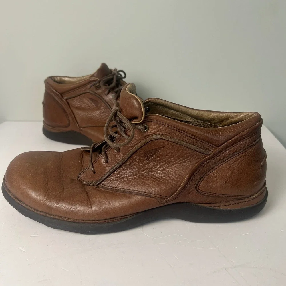 Red Wing 4969 Chukka Boots Mens 12EE Brown Leather Slip Oil Resistant Work